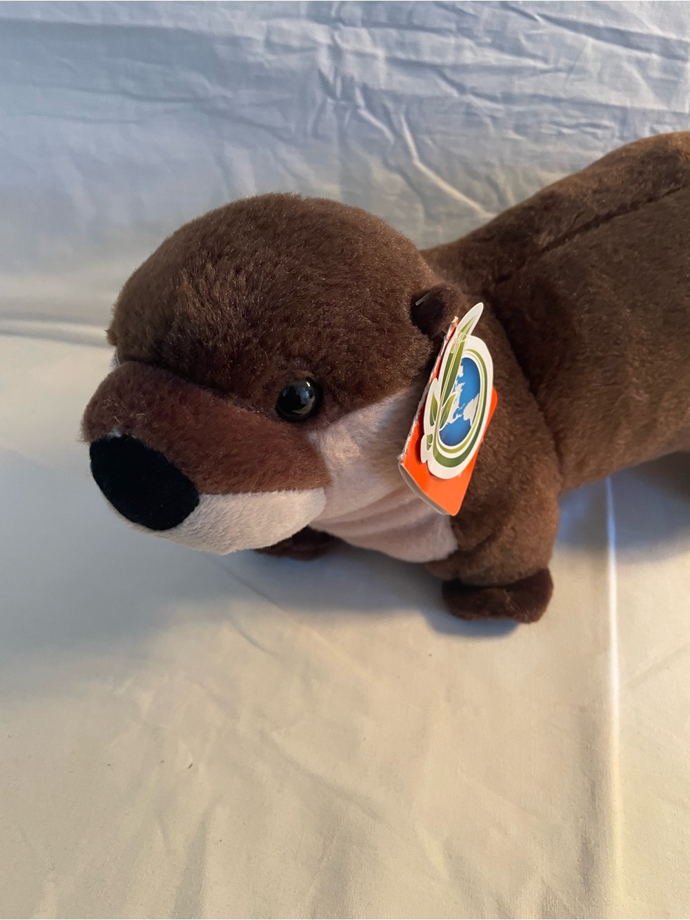 NWT Wild Republic Plush Otter Stuffed Animal - Soft Toy Hard eyes - Picture 8 of 10